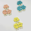 Moon, Star and Cloud 3 Erasers pack